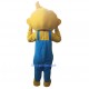 Long Hair Boy Mascot Costumes Cosplay Free Shipping 