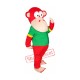 Red Monkey Mascot Costumes Free Shipping
