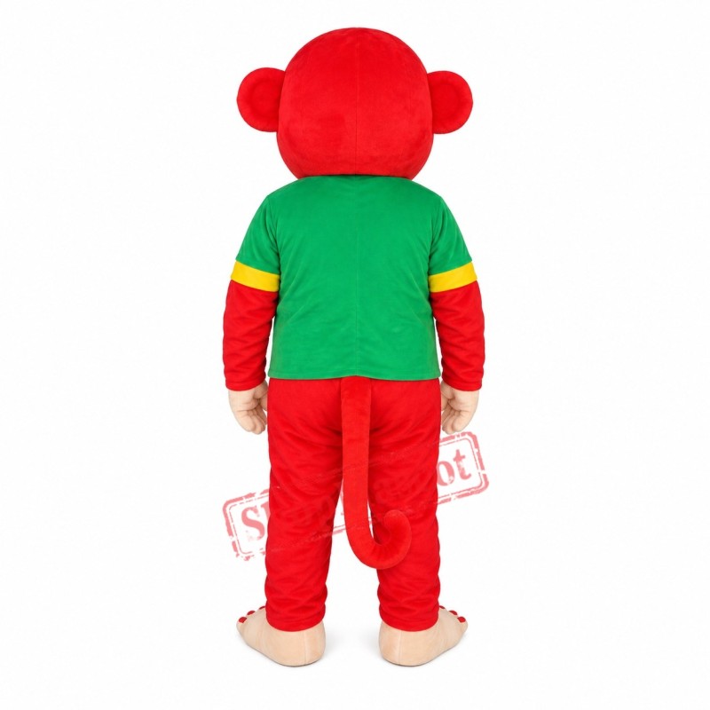 Red Monkey Mascot Costumes Free Shipping