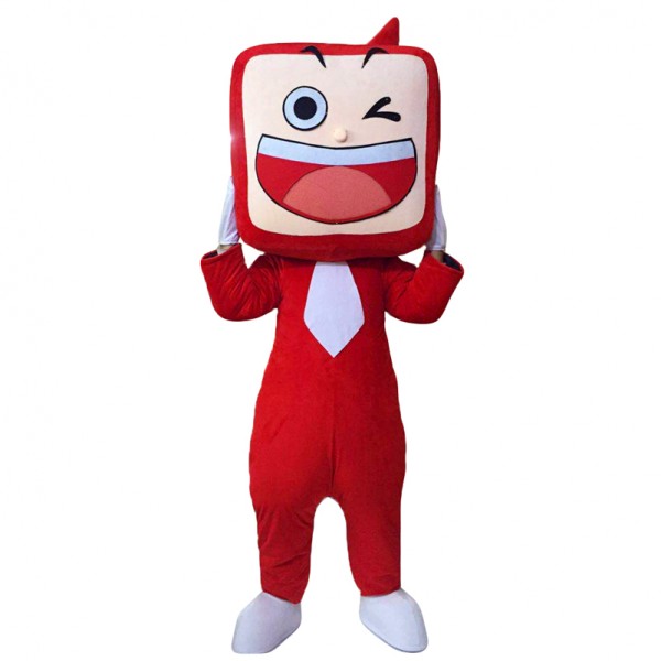 TV Set Mascot Costumes Free Shipping