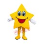 Yellow Five-Pointed Star Mascot Costumes