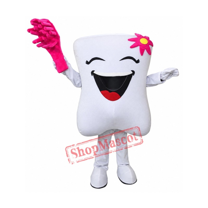 Red Teeth and Toothbrushes Mascot Costumes Red Teeth and Toothbrushes Mascot Costumes