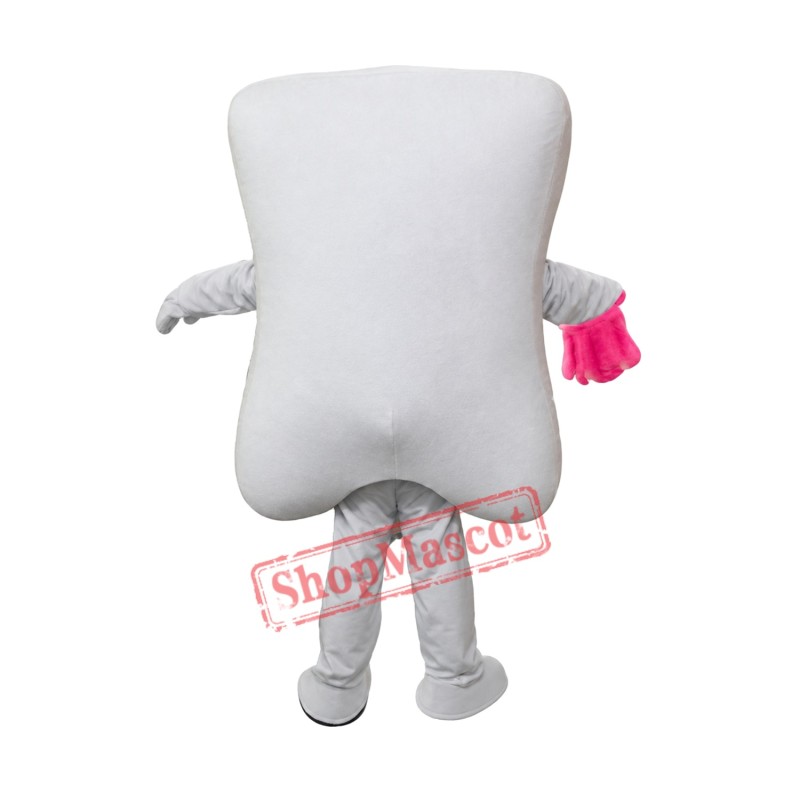 Red Teeth and Toothbrushes Mascot Costumes Red Teeth and Toothbrushes Mascot Costumes