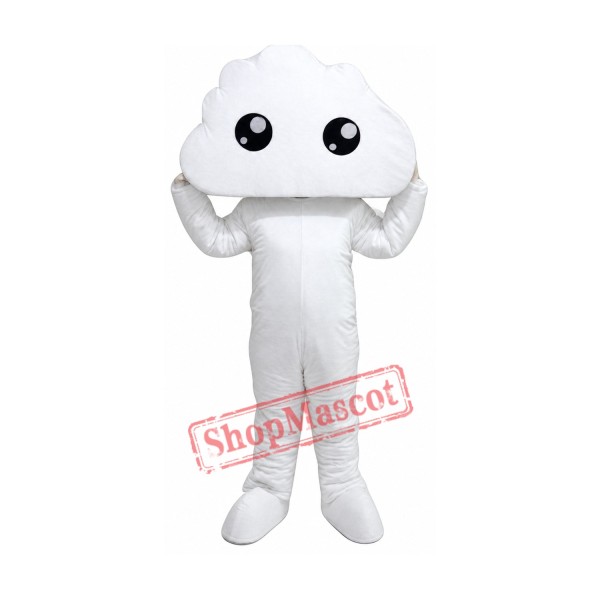 White Cloud Mascot Costumes Free Shipping