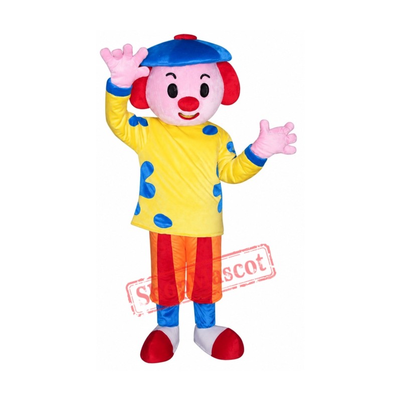 Cute Clown Mascot Costume Cartoon Costumes