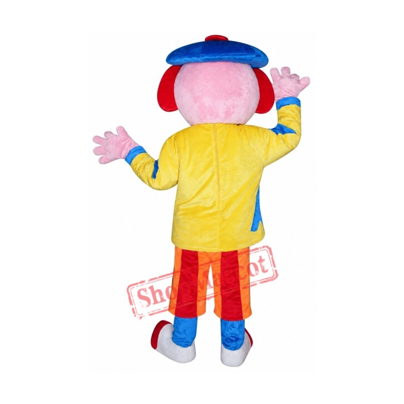 Cute Clown Mascot Costume Cartoon Costumes