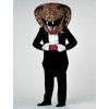 Gentleman Cobra Snake Mascot Costume