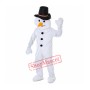 Cartoon Snowman Mascot Costume