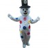 Colorful Petals Cartoon Snowman Mascot Costume