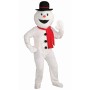 White Snow Man Red ScarfMascot Costume