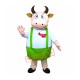Fat Cow Fancy Cute Dad Cow Mascot Costume Fat Cow Fancy Cute Dad Cow Mascot Costume