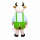 Fat Cow Fancy Cute Dad Cow Mascot Costume Fat Cow Fancy Cute Dad Cow Mascot Costume