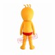 Orange Boy Strange Boy Mascot Costume Orange Boy Strange Boy Mascot Costume