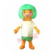 Professional Green Hair Girl Strange Girl Mascot Costume Professional Green Hair Girl Strange Girl Mascot Costume