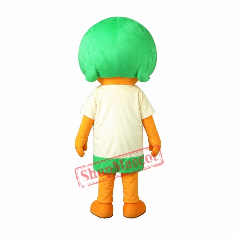 Professional Green Hair Girl Strange Girl Mascot Costume Professional Green Hair Girl Strange Girl Mascot Costume