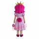Princess Girl Mascot Costume Pink Dress Mascot Costume