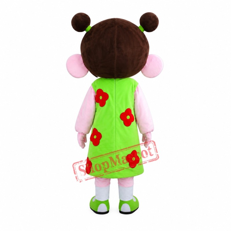 Big Mouth Girl Beautiful Girl Mascot Costume Big Mouth Girl Beautiful Girl Mascot Costume