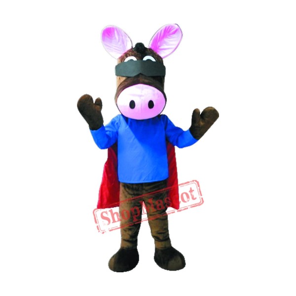 Super Horse Mascot Costume Super Horse Mascot Costume