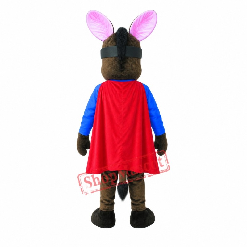 Super Horse Mascot Costume Super Horse Mascot Costume