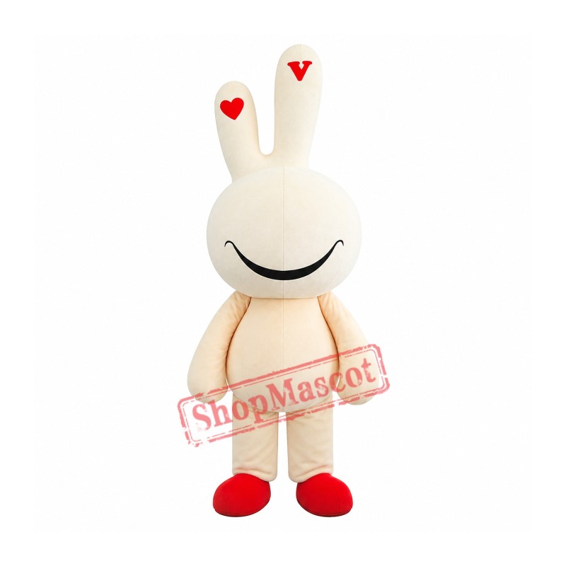 Yellow Cute Easter Bunny Bug Rabbit Mascot Costume Yellow Cute Easter Bunny Bug Rabbit Mascot Costume
