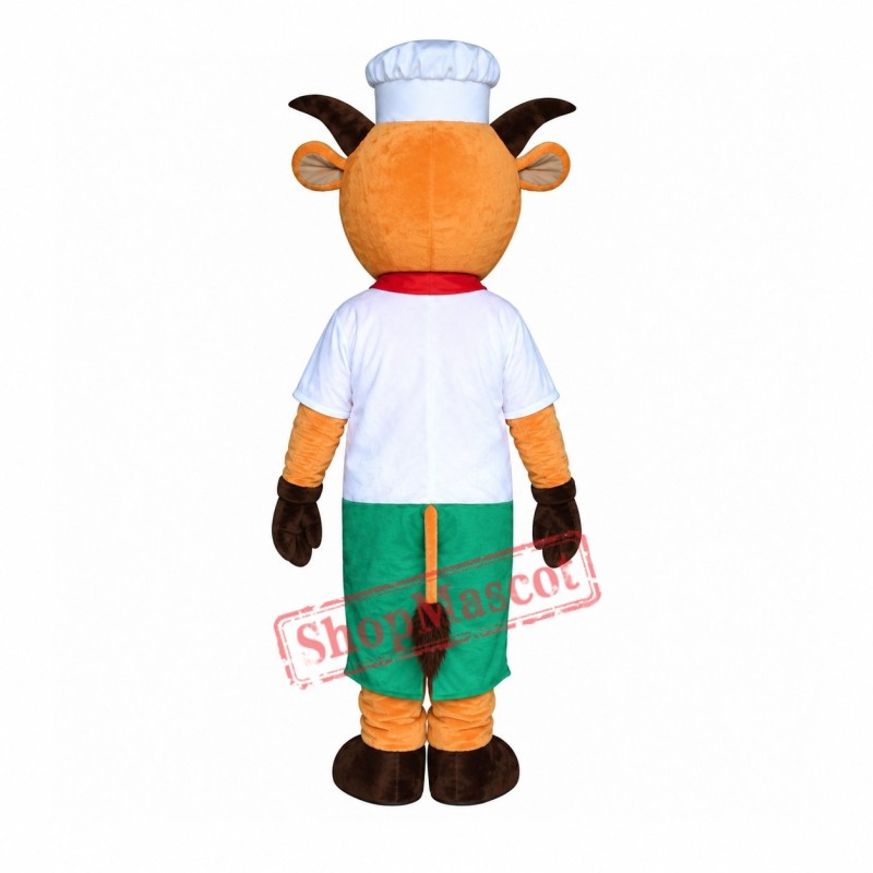 Hat Orange Cow Mascot Costume Hat Orange Cow Mascot Costume