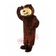 Brown Grizzly Bear Flexible Mascot Costume
