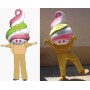 Ice Cream Cone Mascot Costume
