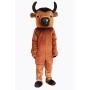 Brown Buffalo Mascot Costume